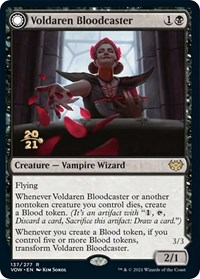 Voldaren Bloodcaster, Prerelease Cards