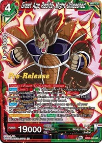Great Ape Raditz, Might Unleashed