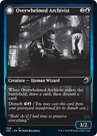 Overwhelmed Archivist, Innistrad: Double Feature