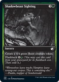 Shadowbeast Sighting, Innistrad: Double Feature