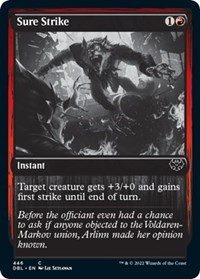 Sure Strike, Innistrad: Double Feature