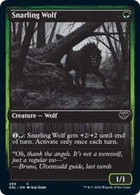 Snarling Wolf (486), Innistrad: Double Feature