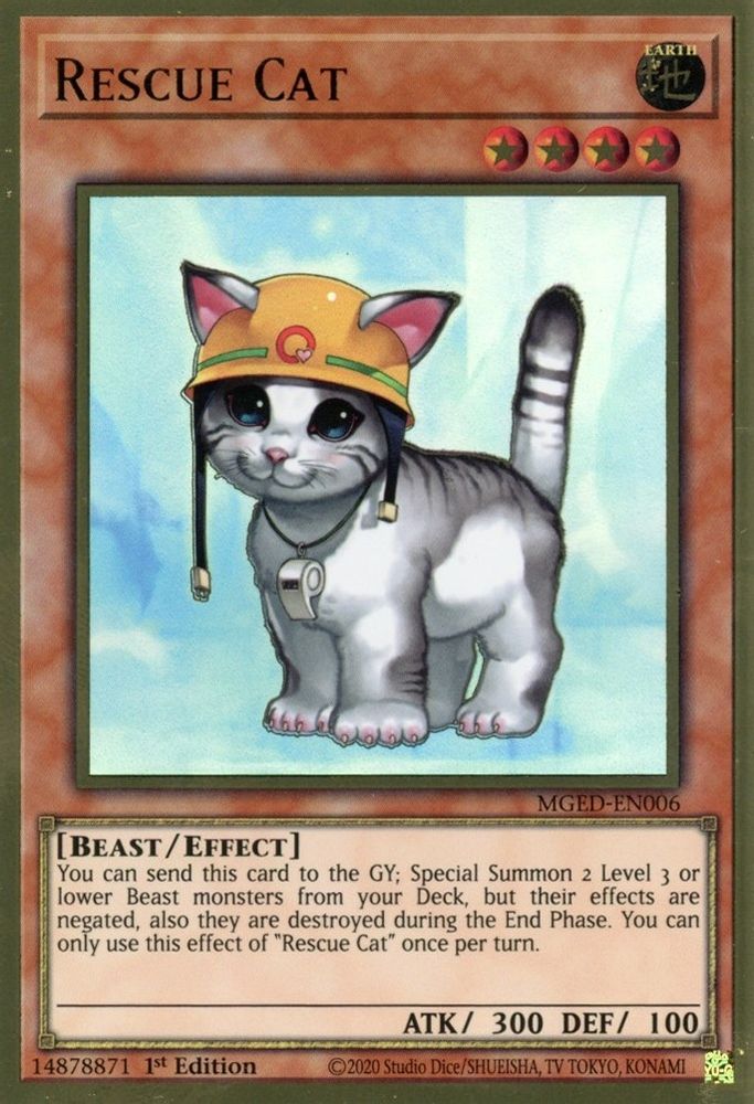 Rescue Cat, 1st-edition, front