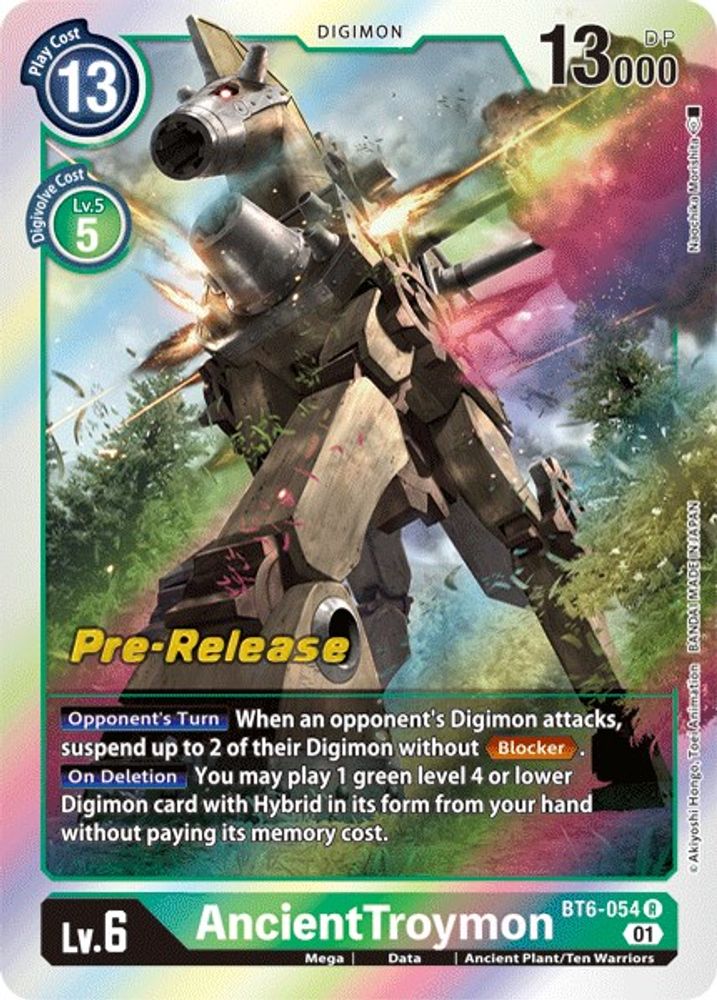 AncientTroymon, Foil, front