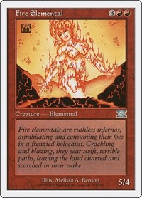 Fire Elemental, Classic Sixth Edition