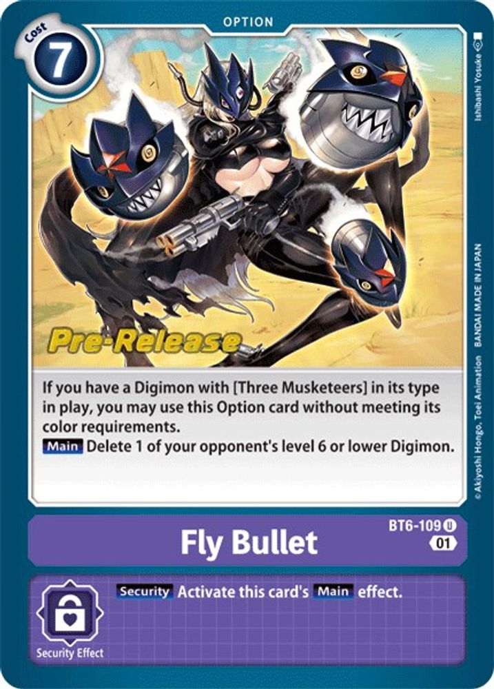 Fly Bullet, Foil, front