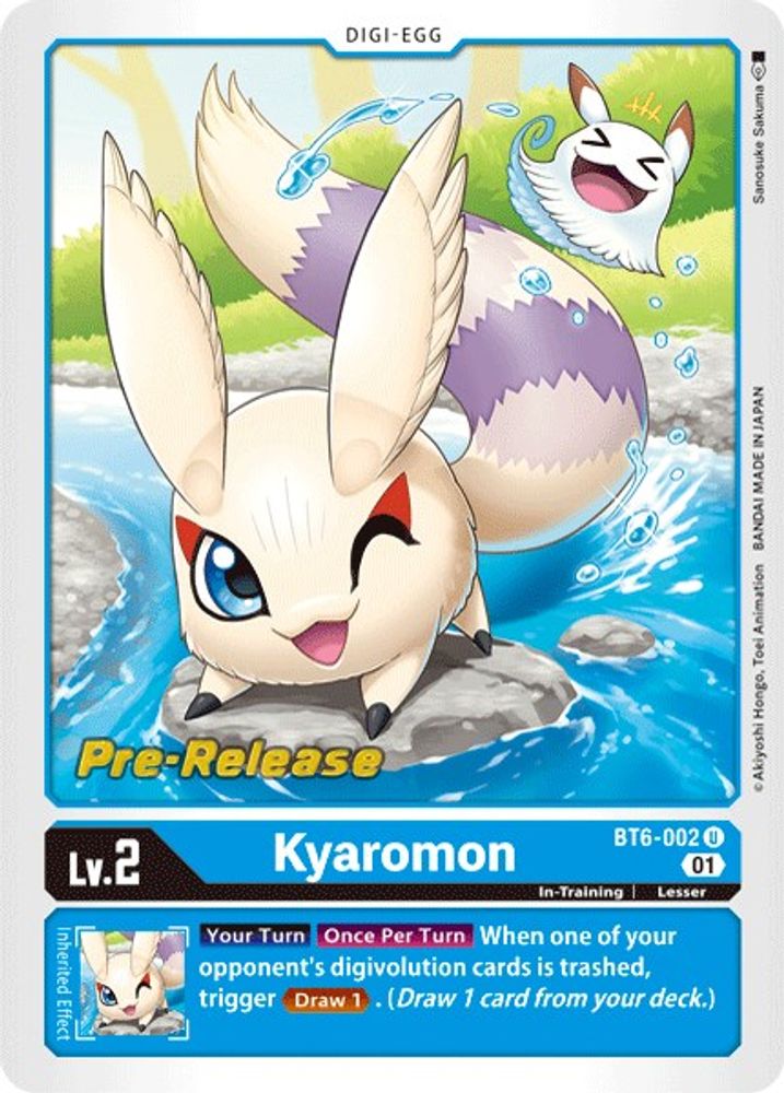 Kyaromon, Foil, front