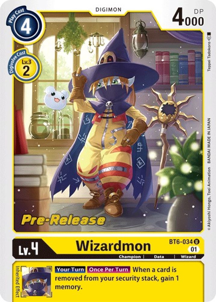 Wizardmon, Foil, front