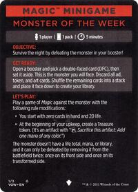 Magic Minigame: Monster of The Week, Innistrad: Crimson Vow