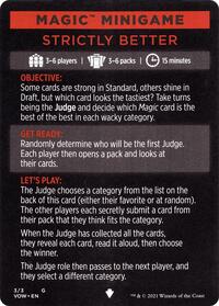 Magic Minigame: Strictly Better, Innistrad: Crimson Vow