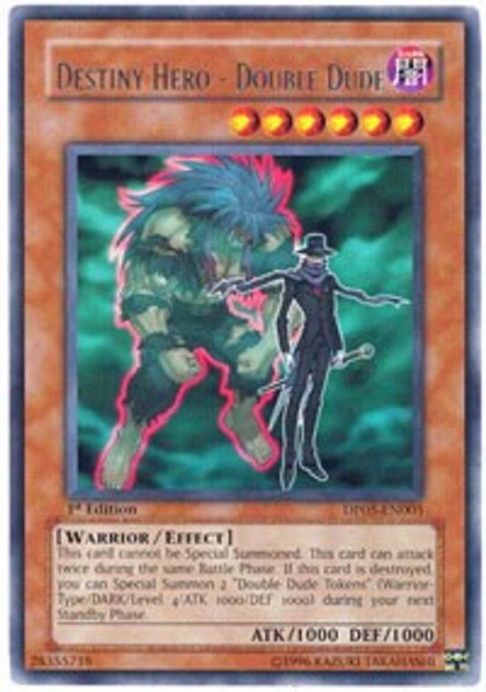 Destiny Hero - Double Dude, 1st-edition, front