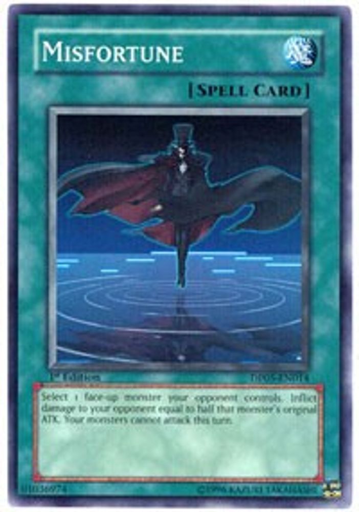 Misfortune, 1st-edition, front