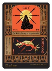 Cut // Ribbons (Foil Etched) (Gold), Secret Lair Drop Series