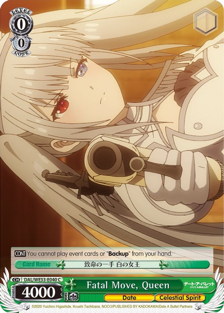 Fatal Move, Queen, Standard, front