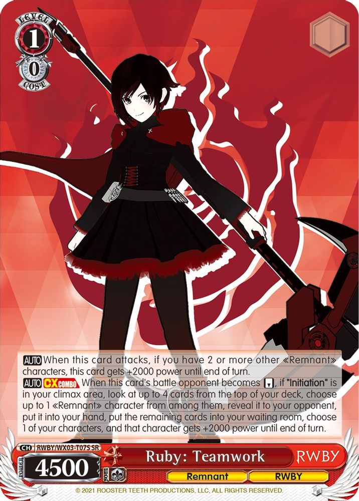 Ruby: Teamwork (SR), Standard, front