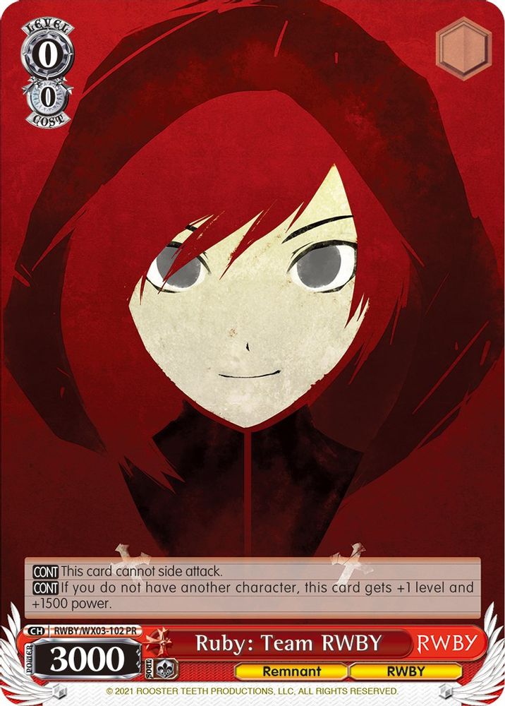 Ruby: Team RWBY, Standard, front
