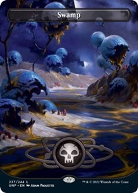 Swamp (237) (Borderless), Unfinity
