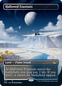 Hallowed Fountain (Borderless), Unfinity