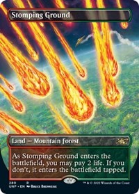 Stomping Ground (Borderless), Unfinity