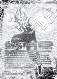 Son Goku & Vegeta // Gogeta, Fateful Fusion (2021 Championship Top 16) (Metal Silver Foil)