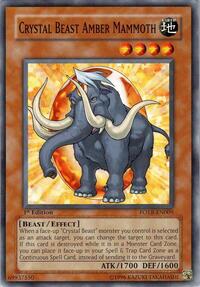 Crystal Beast Amber Mammoth