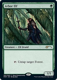 Arbor Elf, Game Day & Store Championship Promos