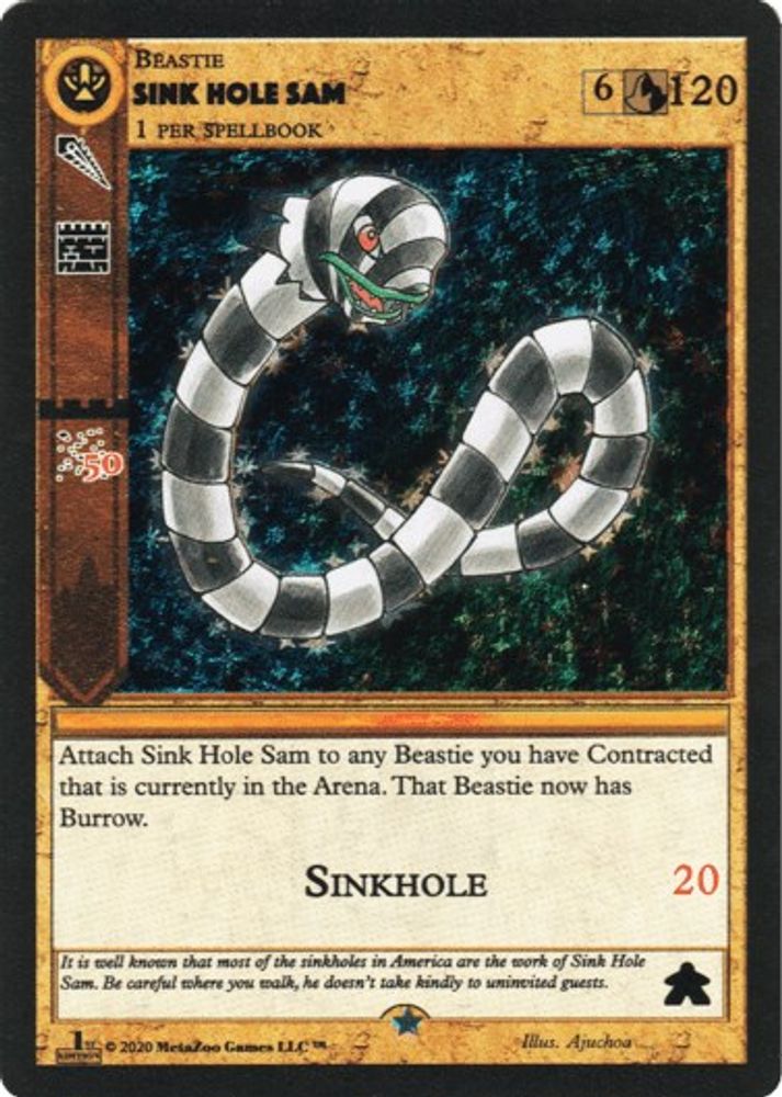 Sink Hole Sam, Standard, front