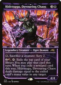 Hidetsugu, Devouring Chaos (Showcase), Kamigawa: Neon Dynasty