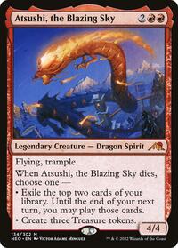 Atsushi, the Blazing Sky, Kamigawa: Neon Dynasty