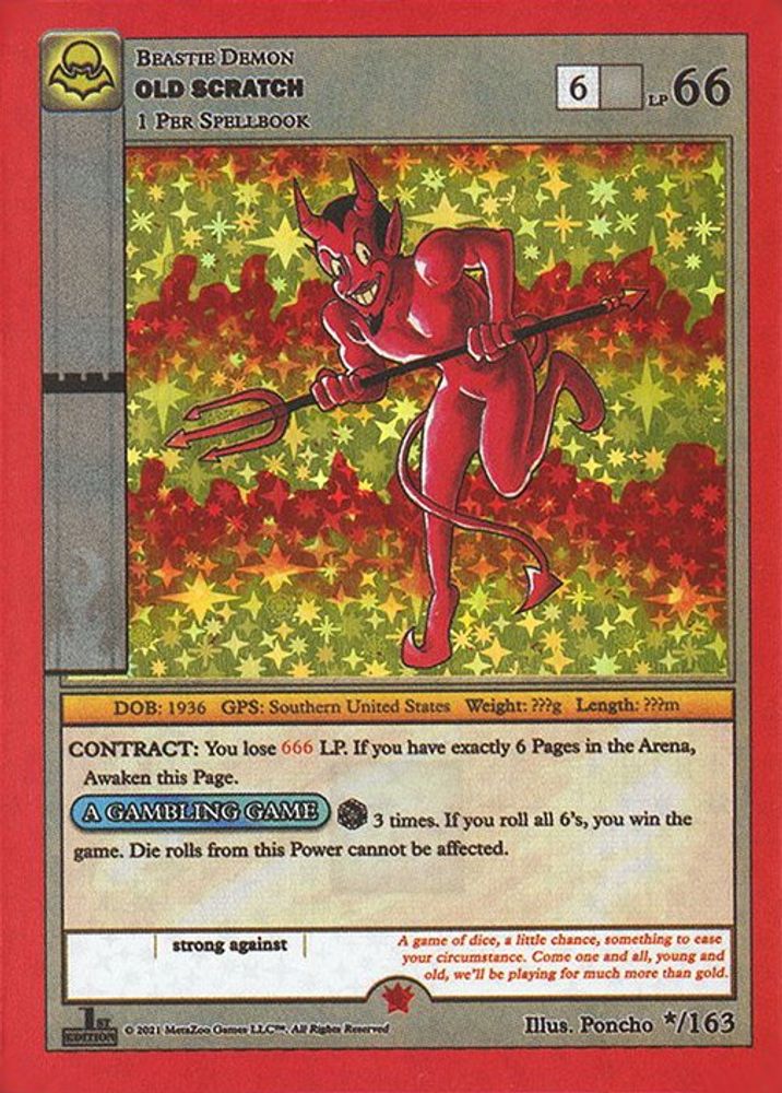 Old Scratch (Secret), Standard, front