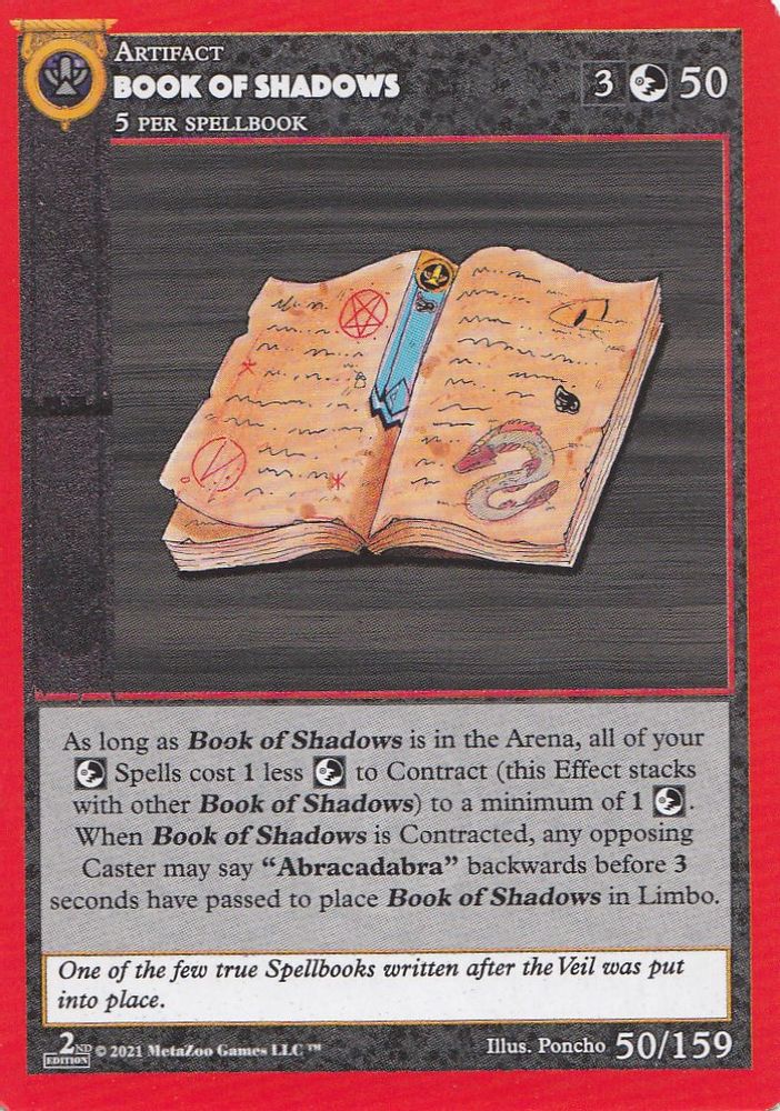Book Of Shadows, Standard, front