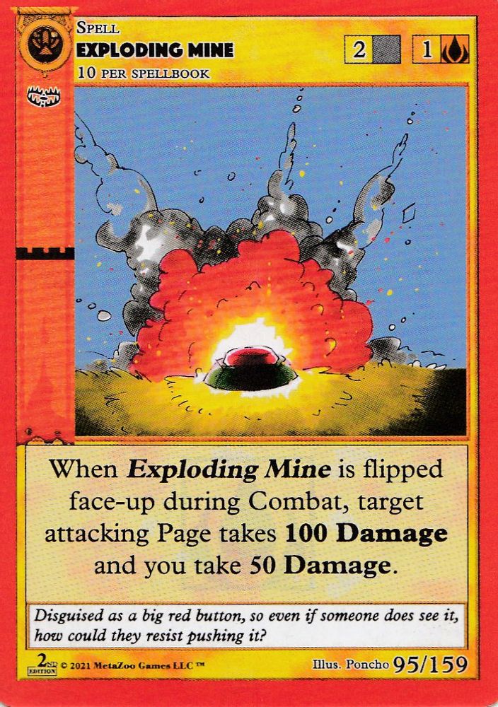 Exploding Mine, Standard, front