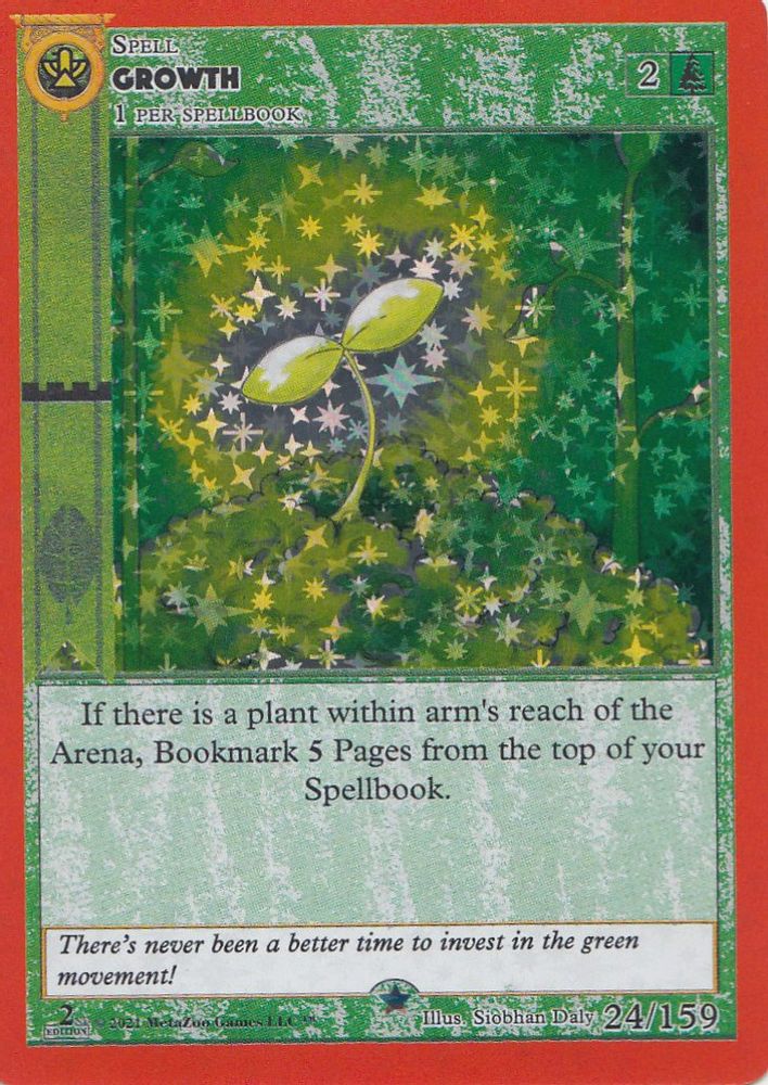Growth, Holo, front