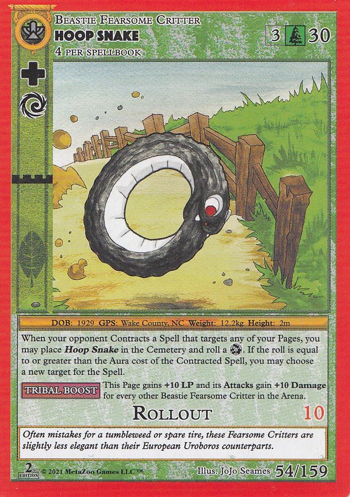 Hoop Snake, Standard, front