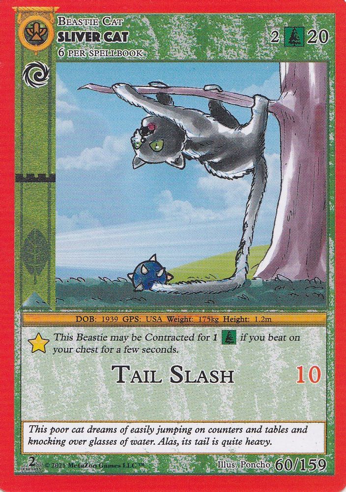 Sliver Cat, Standard, front