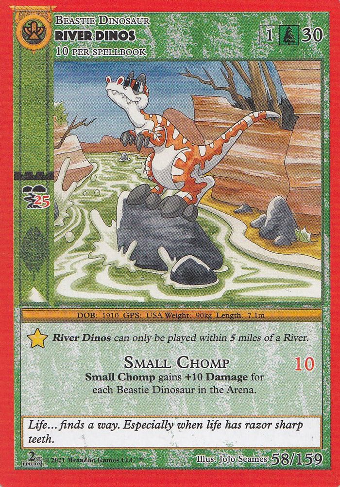 River Dinos, Standard, front