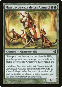 Lys Alana Huntmaster (Spanish) - "Maestro de caza de Lys Alana", Magic Encyclopedia 2011 (Salvat)