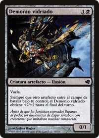 Glaze Fiend (Spanish) - "Demonio vidriado", Magic Encyclopedia 2011 (Salvat)