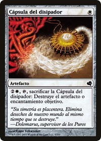 Dispeller's Capsule (Spanish) - "Capsula del disipador", Magic Encyclopedia 2011 (Salvat)