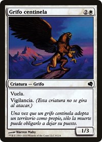 Griffin Sentinel (Spanish) - "Grifo centinela", Magic Encyclopedia 2011 (Salvat)