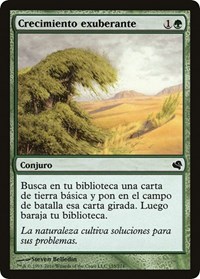 Rampant Growth (Spanish) - "Crecimiento exuberante", Magic Encyclopedia 2011 (Salvat)