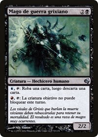 Grixis Battlemage (Spanish) - "Mago de guerra grixiano", Magic Encyclopedia 2011 (Salvat)
