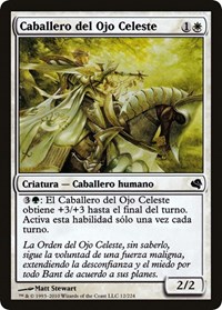 Knight of the Skyward Eye (Spanish) - "Caballero del Ojo Celeste", Magic Encyclopedia 2011 (Salvat)