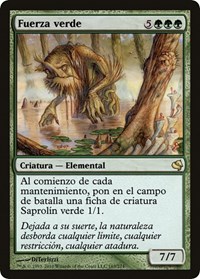 Verdant Force (Spanish) - "Fuerza verde", Magic Encyclopedia 2011 (Salvat)