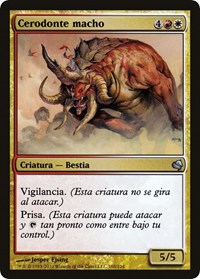 Bull Cerodon (Spanish) - "Brion Brazo Corpulento", Magic Encyclopedia 2011 (Salvat)