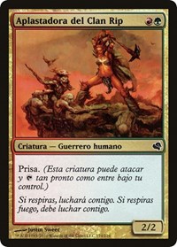 Rip-Clan Crasher (Spanish) - "Aplastadora del Clan Rip", Magic Encyclopedia 2011 (Salvat)