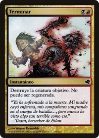 Terminate (Spanish) - "Terminar", Magic Encyclopedia 2011 (Salvat)