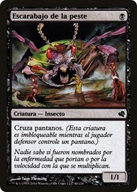 Plague Beetle (Spanish) - "Escarabajo de la peste", Magic Encyclopedia 2011 (Salvat)