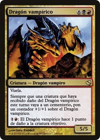 Vampiric Dragon (Spanish) - "Dragon vampirico", Magic Encyclopedia 2011 (Salvat)