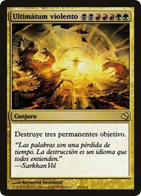 Violent Ultimatum (Spanish) - "Ultimatum violento", Magic Encyclopedia 2011 (Salvat)